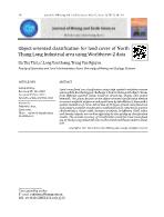 Object-Oriented classification for land cover of North Thang Long Industrial area using Worldview-2 data