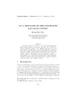 On a response of the stochastic rayleigh system