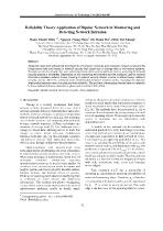 Reliability Theory Application of Bipolar Network in Monitoring and Detecting Network Intrusion
