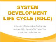 System Development Life Cycle (SDLC) - Nguyễn Thị Thanh Trúc