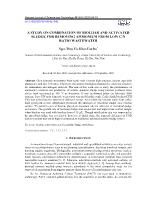 A study on combination of biochar and activated sludge for removing ammonium from low C/N ratio wastewater