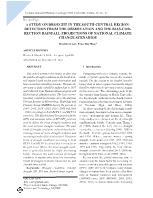 A study on drought in the South-central region: Detection from the observation and the bias-correction rainfall projections of national climate change scenarios