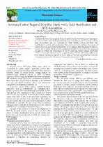 Activated carbon prepared from rice husk: Nitric acid modification and BTX adsorption