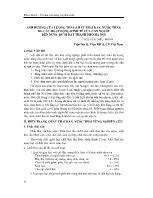 Ảnh hưởng của lượng thải (Chất thải rắn, nước thải) do các hoạt động kinh tế của con người đến nước dưới đất thành phố Hà Nội