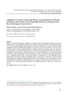 Application of remote sensing and GIS for assessing the level of change of land use status in the coast of Ngoc Hien district (Ca Mau province) due to the impact of sea level rise