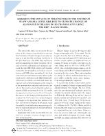 Assessing the impacts of the changes in the upstream flow and sea level rise due to climate change on seawater intrusion in Ho Chi Minh city using the HEC - RAS 1D model