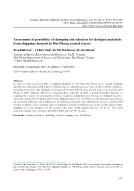 Assessment of possibility of dumping site selection for dredged materials from shipping channels in Hai Phong coastal waters