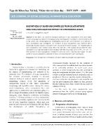 Biosynthesis of silver nanoparticles from silver nitrate solution using aqueous extract of lemongrass leaves