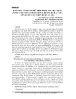 Bước đầu ứng dụng mô hình động học hệ thống (System Dynamics Modelling) trong dự báo khả năng cấp nước thành phố Hà Nội