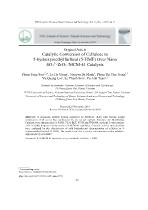 Catalytic conversion of cellulose to 5-Hydroxymethylfurfural (5-HMF) over nano SO42-ZrO2 /MCM-41 catalysts