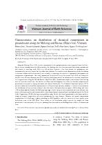 Characteristics on distribution of chemical composition in groundwater along the Mekong and Bassac (Hậu) river, Vietnam