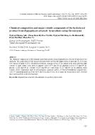 Chemical composition and major volatile compounds of the hydrolyzed product from Kappaphycus alvarezii by-products using flavourzyme