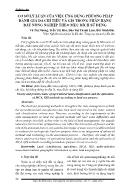 Cơ sở lý luận của việc ứng dụng phương pháp đánh giá đa chỉ tiêu và GIS trong phân hạng đất nông nghiệp theo mục đích sử dụng