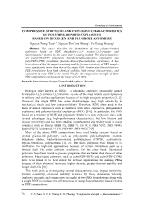 Compressive strength and explosive characteristics of polymer-bonded explosives based on hexogen and fluoroelastomers