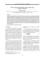 Contact angle of Sn-8Zn-3Bi lead-free solder alloy on copper substrate