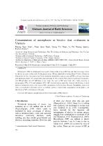 Contamination of microplastic in bivalve: First evaluation in Vietnam