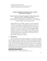 Curing treatment of ethylene vinyl acetate used for solar module