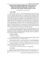 Đánh giá đặc điểm ô nhiễm asen trong nước và trầm tích sông Đáy bằng các phương pháp thống kê và hệ thống thông tin địa lý (GIS)