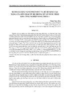 Đánh giá khả năng phân huỷ và rò rỉ kim loại nặng của bùn thải từ hệ thống xử lý nước thải khu công nghiệp Sóng Thần 1