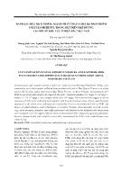 Đánh giá mức độ ô nhiễm, nguồn phát thải và rủi ro phơi nhiễm Polyclo Biphenyl trong bụi trên mặt đường tại một số khu vực ở miền Bắc Việt Nam