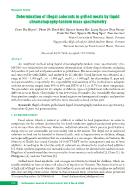 Determination of illegal colorants in grilled meats by liquid chromatography-tandem mass spectrometry