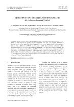 Determination of luteolin from extracts of Helicteres hirsuta by HPLC