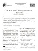 Effect of CaCl2 and NaCl additions on concrete corrosivity