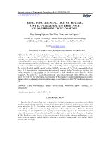 Effect of cerium salt activated ceria on the UV degradation resistance of waterborne epoxy coatings