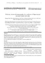 Efficient, column-chromatography-free synthesis of Dipterocarpol succinate oxime ester salts