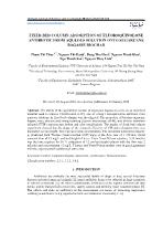 Fixed-bed column adsorption of fluoroquinolone antibiotic from aqueous solution onto sugarcane bagasse biochar