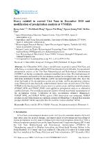 Heavy rainfall in central Viet Nam in December 2018 and modification of precipitation analysis at VNMHA