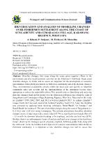 Identification and analysis of shoreline changes over fishermen settlement along the coast of sungaibuntu and cemarajaya village, karawang regency, west java