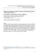 Impact of sand mining on sediment transport and morphological change of Hai Phong coastal area