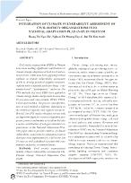 Integration of climate vulnerability assessment of civil society organizations into national adaptation plan (NAP) in Vietnam