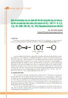 Khảo sát ảnh hưởng của các nhóm thế đến khả năng phản ứng, độ chọn lọc lập thể của phản ứng diels-Alder giữa Isopren với CH2 = CH-Y (Y= -H, -C2H3, -C 6H5, -CN, -COOH, -CHO, -NO2, -CH3, -OCH3) bằng phương pháp hóa học tính toán