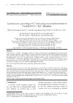 Luminescence quenching of Ce3+ and energy transfer phenomenon in Ca2Al2SiO7:Ce3+, Sm3+ phosphors