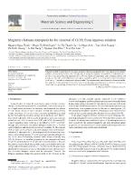 Magnetic chitosan nanoparticles for removal of Cr(VI) from aqueous solution