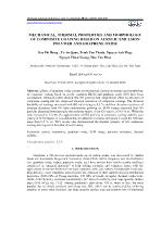 Mechanical, thermal properties and morphology of composite coating based on acrylic emulsion polymer and graphene oxide