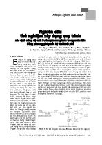 Nghiên cứu thử nghiệm xây dựng quy trình xác định nồng độ axit S-phenylmercapturic trong nước tiểu bằng phương pháp sắc ký khí khối phổ