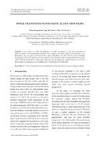 Phase transition in magnetic ultra-thin films