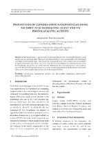 Preparation of cuprous-oxide nanoparticles using ascorbic acid as reducing agent and its photocatalytic activity