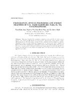 Preparation, optical properties and energy transfer of Y2O3: rare earth (RE: Tb,Eu, Er, Yb) nanophosphors