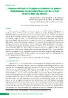 Prevalence of classical Staphylococcal enterotoxin genes of Staphylococcus aureus isolated from ready-to-eat food in Ho Chi Minh City, Vietnam