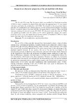 Research on character properties of fly ash modified with silane