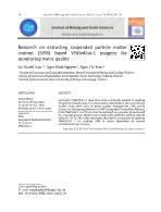 Research on extracting suspended particle matter content (SPM) based VNRedSat-1 imagery for monitoring water quality