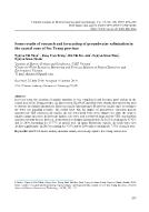 Some results of research and forecasting of groundwater salinization in the coastal zone of Soc Trang province