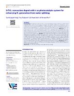 SrTiO3 nanocubes doped with ir as photocatalytic system for enhancing H2 generation from water splitting