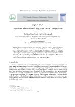 Structural simulation of Mg2SiO4 under compression