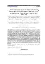 Study on fluorination and hydrogenation in transparent conducting zinc oxide thin films