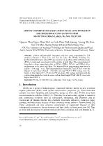 Survey of perfluoroalkyl substances concentration and their bioaccumulation in fish from two urban lakes, Ha Noi, Vietnam